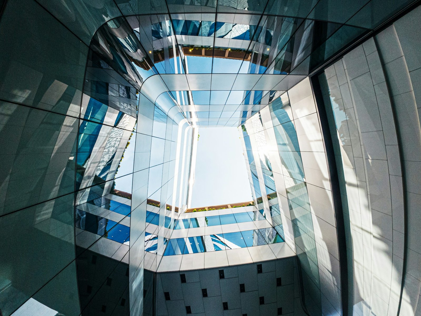 Glass atrium