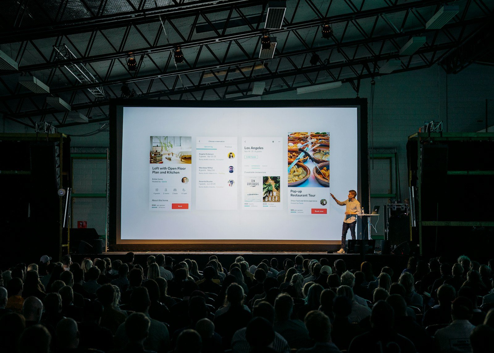 An illustrative photograph of a professional conference audience